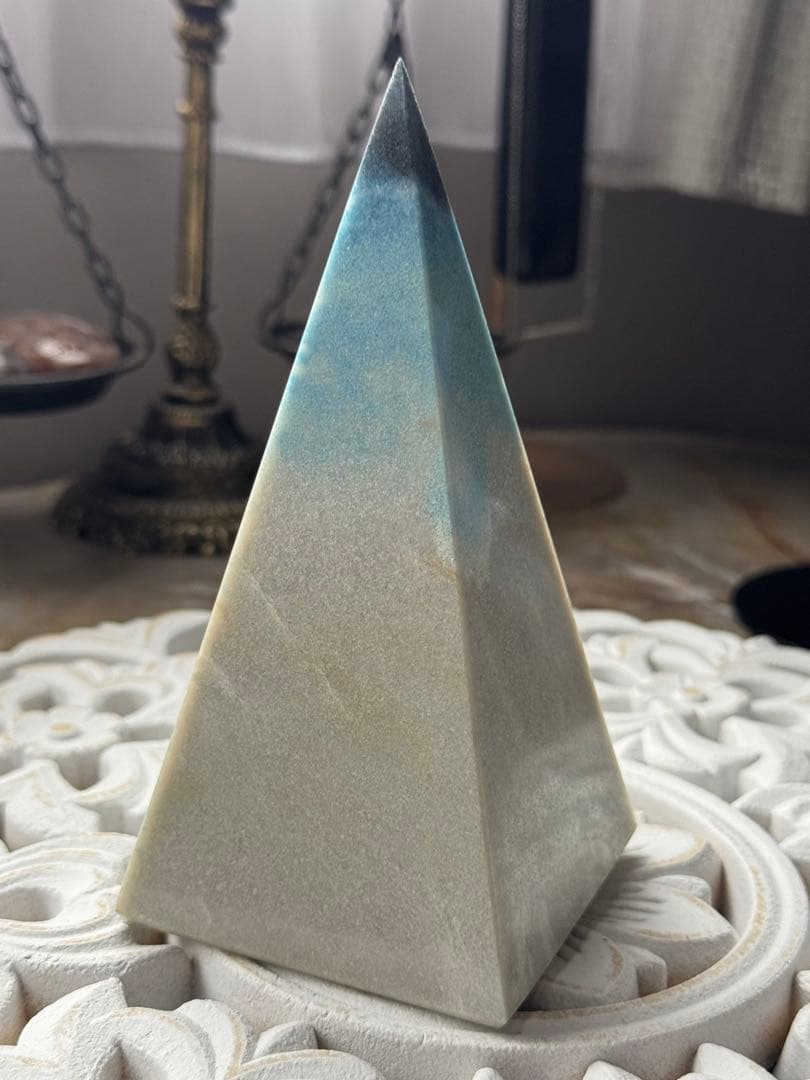 トロレアイトピラミッド【自然光で映える爽やかなグラデーション】BIGサイズ