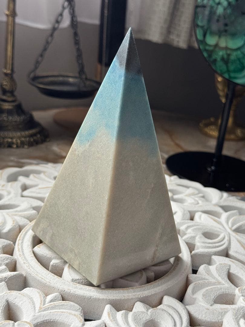 トロレアイトピラミッド【自然光で映える爽やかなグラデーション】BIGサイズ