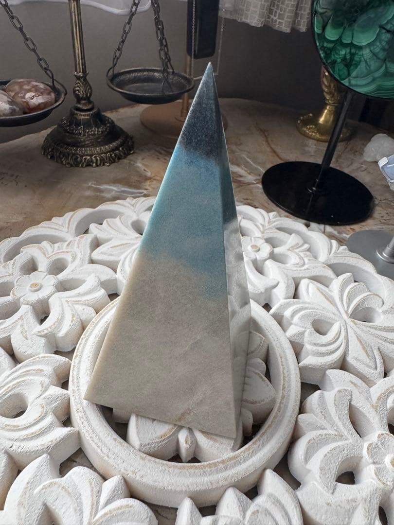 トロレアイトピラミッド【自然光で映える爽やかなグラデーション】BIGサイズ