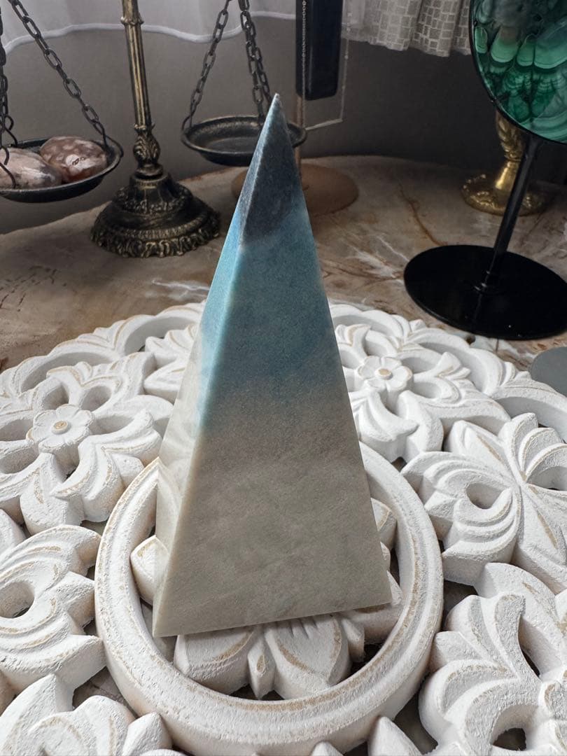 トロレアイトピラミッド【自然光で映える爽やかなグラデーション】BIGサイズ