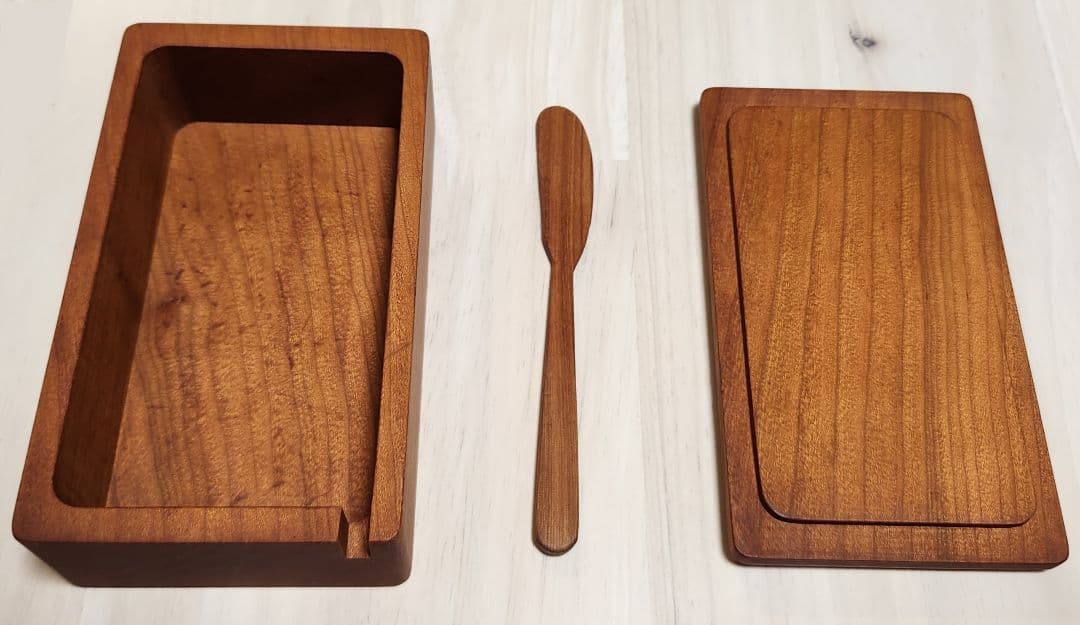 三谷龍二 PERSONA STUDIO 山桜 バターケース&ナイフ ヴィンテージ