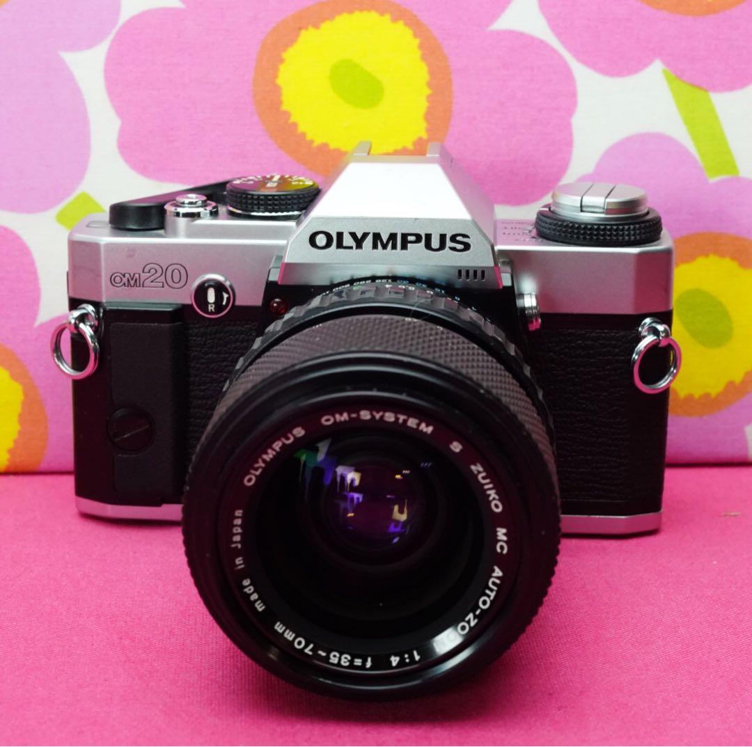 フィルムカメラ名機❤️ダブルレンズセット❤️オリンパスOM-20❤️動作好調