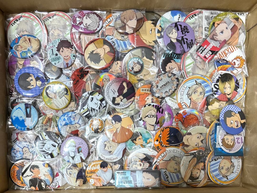 ハイキュー　缶バッジ　アクリルスタンド　キーホルダー　ぬいぐるみ　まとめ売り