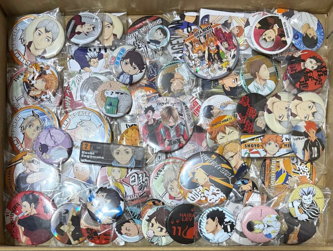 ハイキュー　缶バッジ　アクリルスタンド　キーホルダー　ぬいぐるみ　まとめ売り