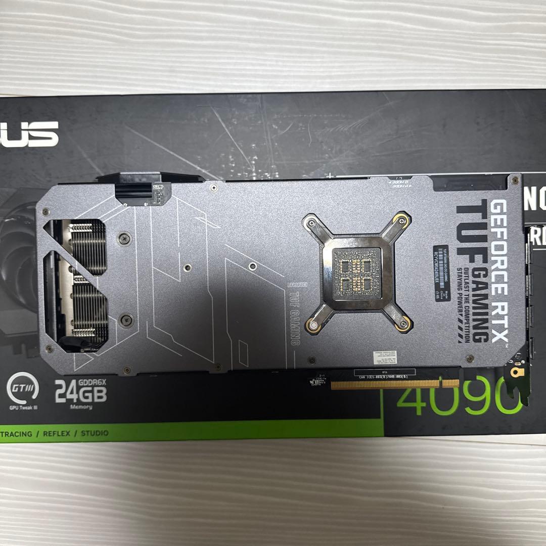 元箱あり ASUS TUF RTX4090 動作可 不具合あり ジャンク扱い