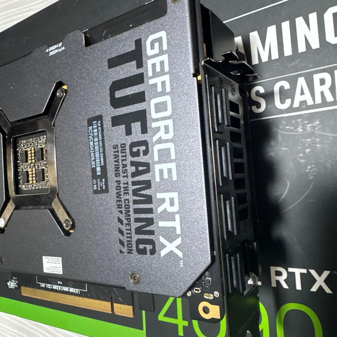 元箱あり ASUS TUF RTX4090 動作可 不具合あり ジャンク扱い