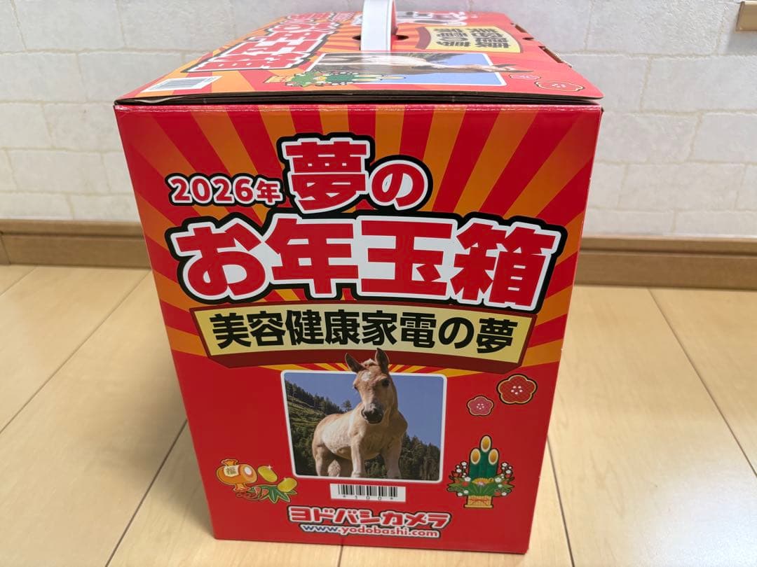 (ヨドバシカメラ)2026年夢のお年玉箱　美容健康家電の夢(中抜きなし)