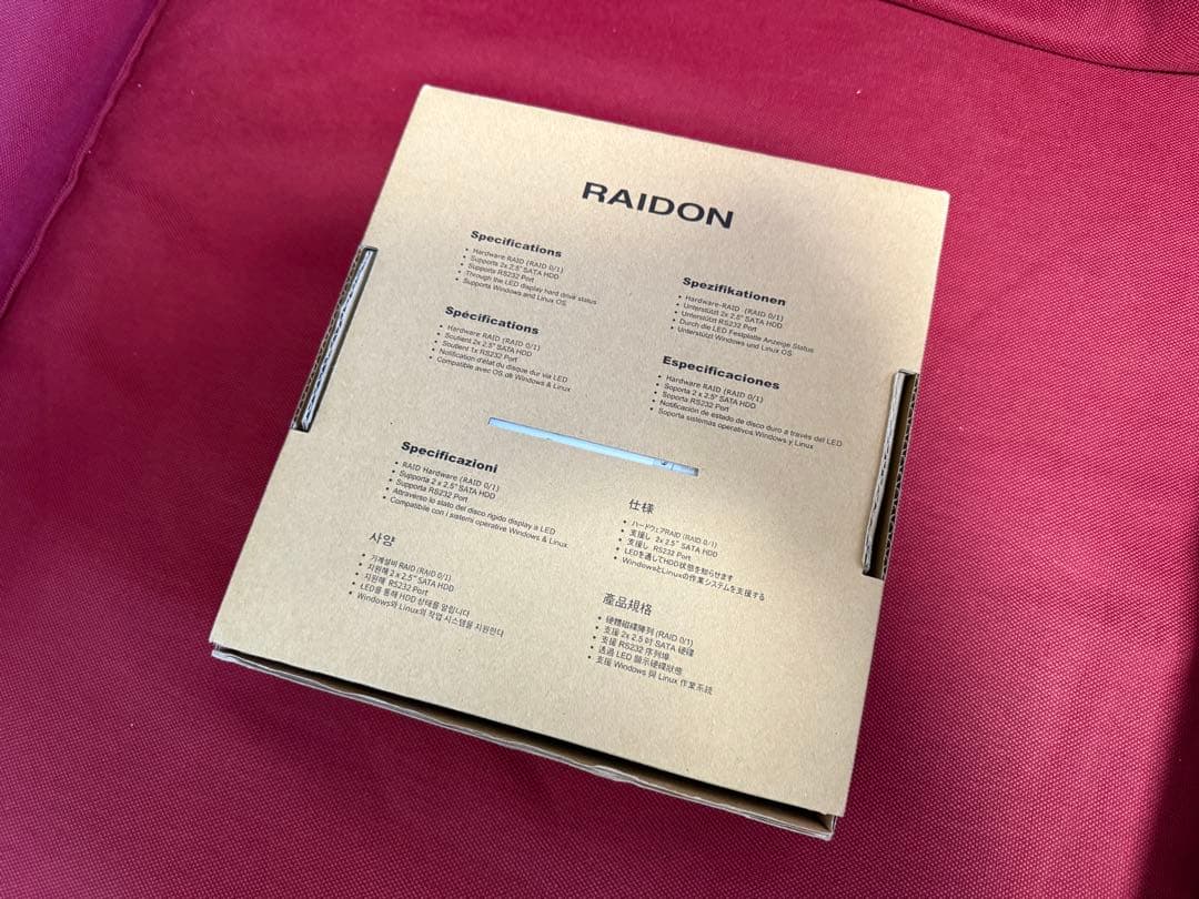 RAIDON iR2772-S3 外付けHDDケース RAID 未使用新品