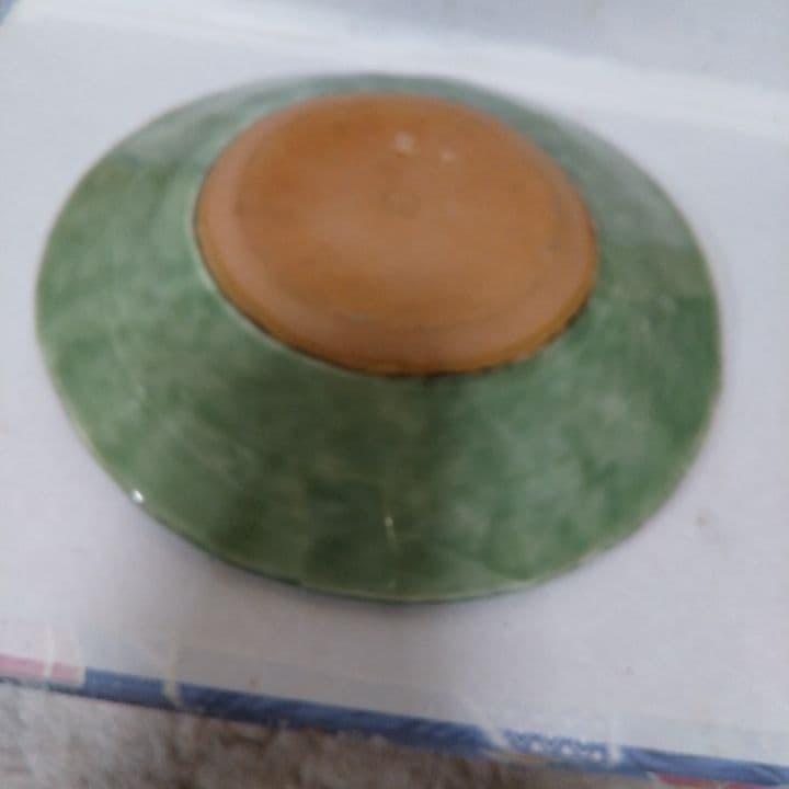 京焼陶あん手描き花柄大皿