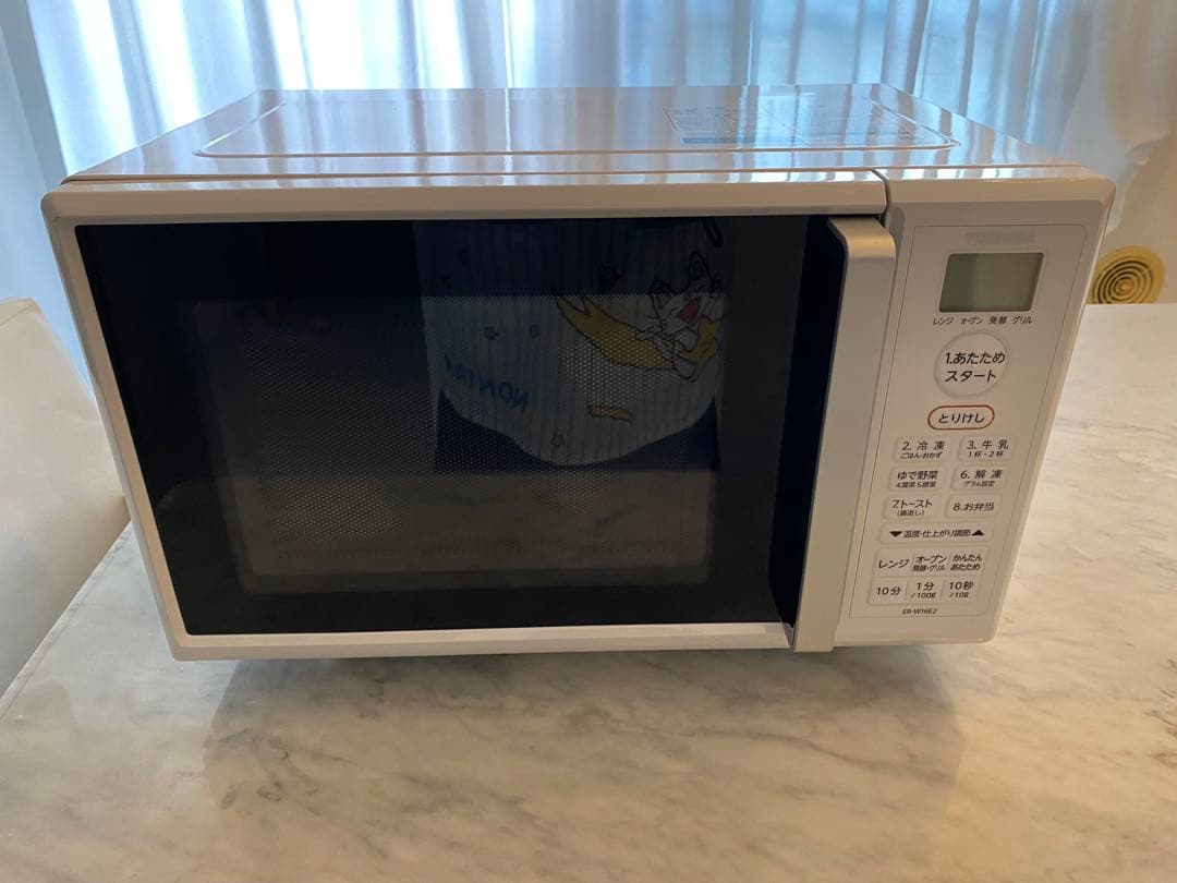 新品未使用TOSHIBA ER-W16 E2 ホワイトコンパクトオーブンレンジ
