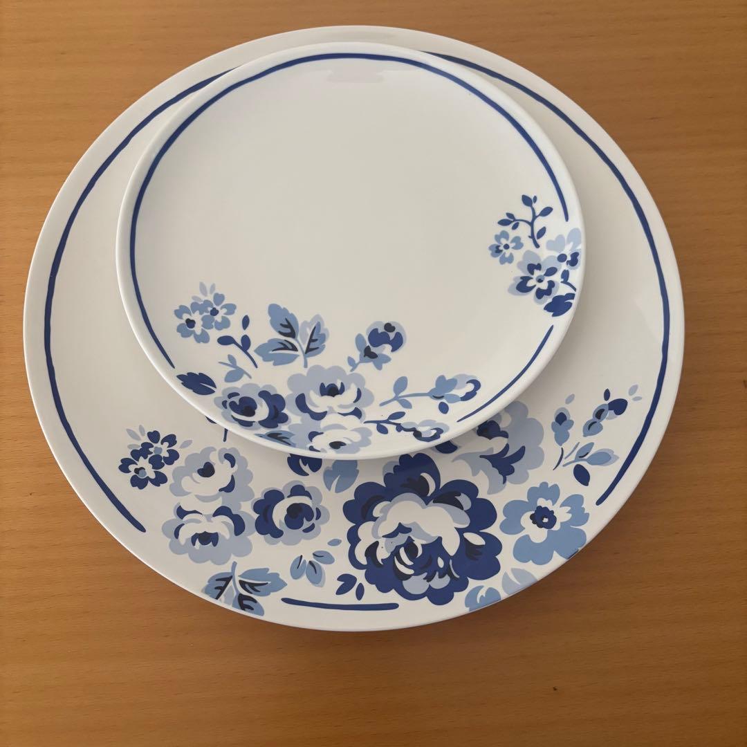 【2枚】キャスキッドソン　Cath Kidston お皿　小皿　大皿　デッシュ