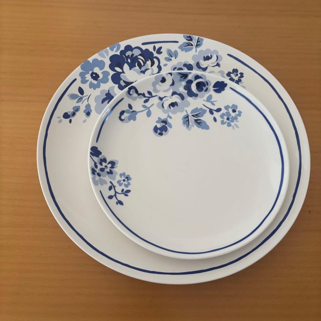 【2枚】キャスキッドソン　Cath Kidston お皿　小皿　大皿　デッシュ