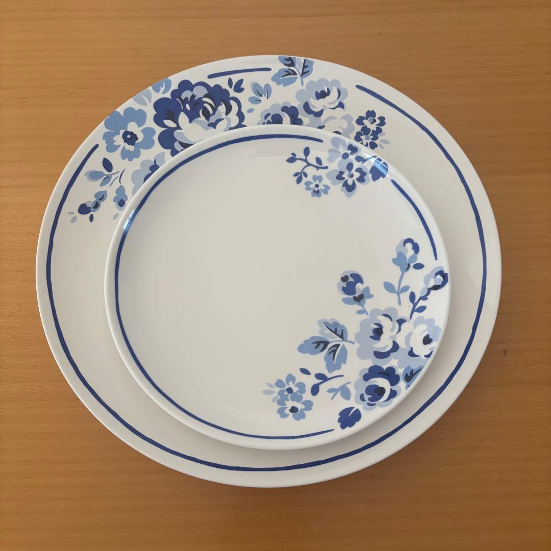 【2枚】キャスキッドソン　Cath Kidston お皿　小皿　大皿　デッシュ