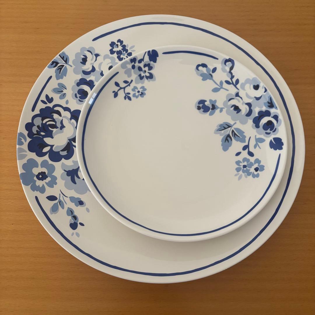 【2枚】キャスキッドソン　Cath Kidston お皿　小皿　大皿　デッシュ