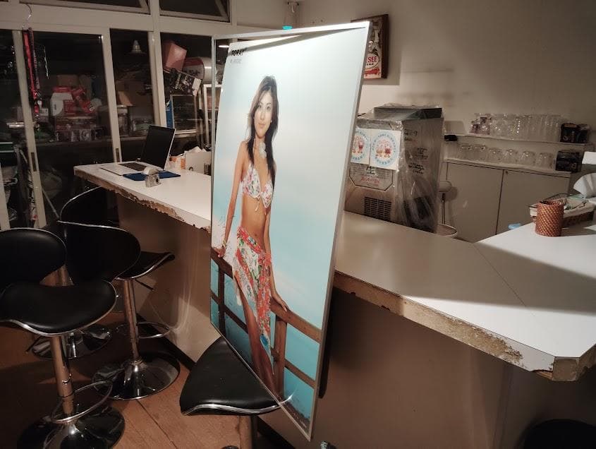 非売品★宣伝用 東レ水着 キャンペーンガール 直筆サイン入り 山岸舞彩 ポスター