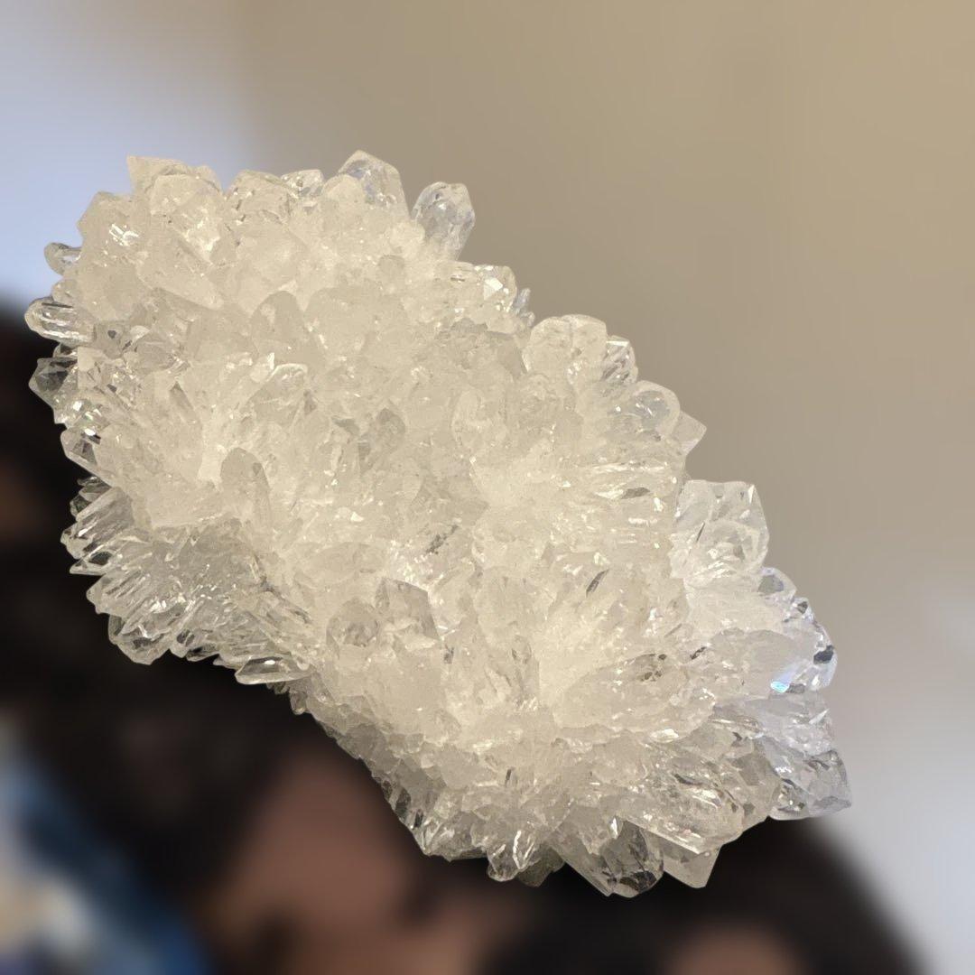 水晶八角形♡多面カット♡No.2542