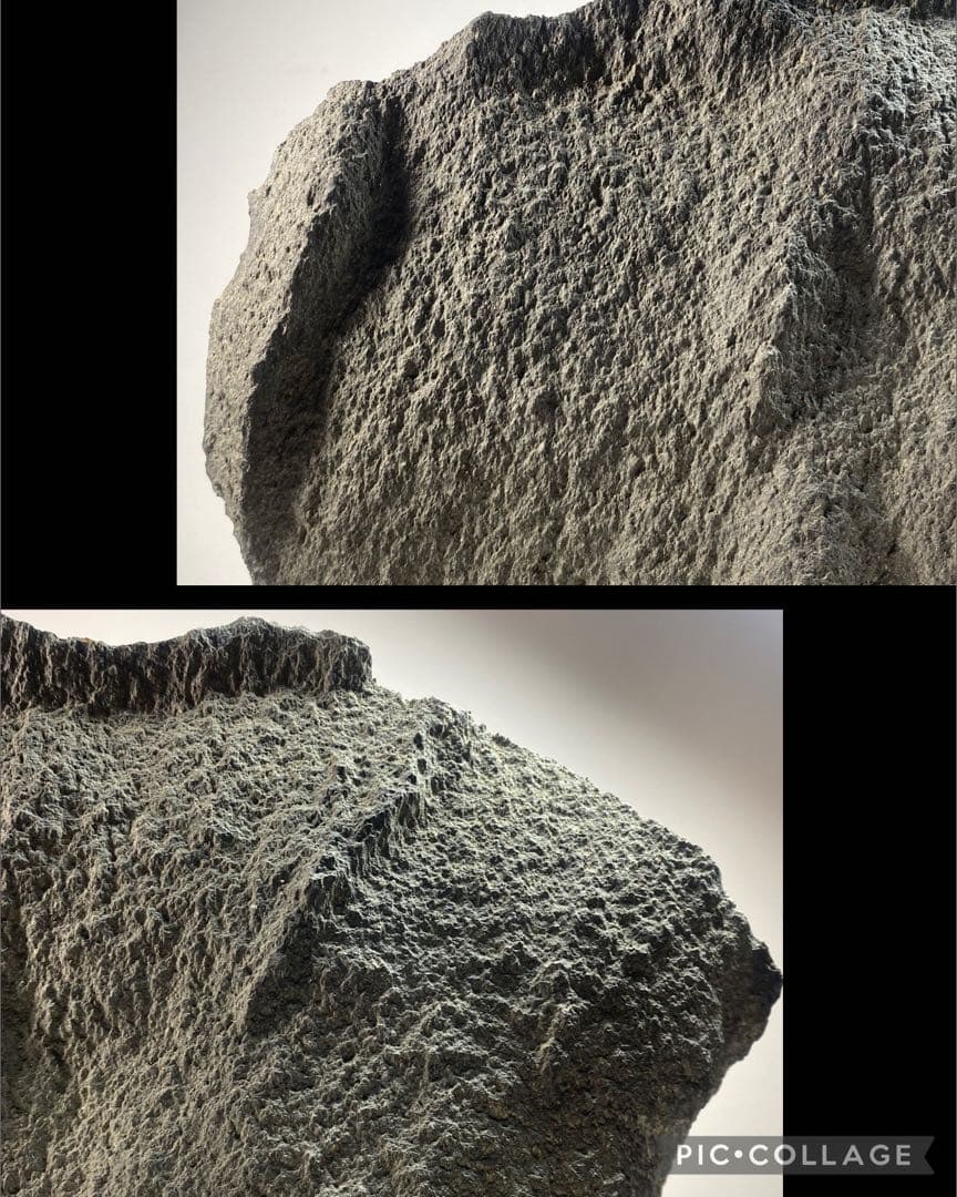 期間限定 6241 桐生川石 ウブ 銘：『鮎の滝上り』 水石 盆栽 盆石 鑑賞石