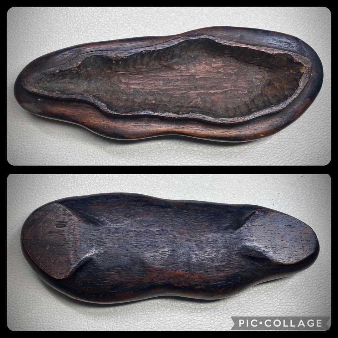 期間限定 6241 桐生川石 ウブ 銘：『鮎の滝上り』 水石 盆栽 盆石 鑑賞石