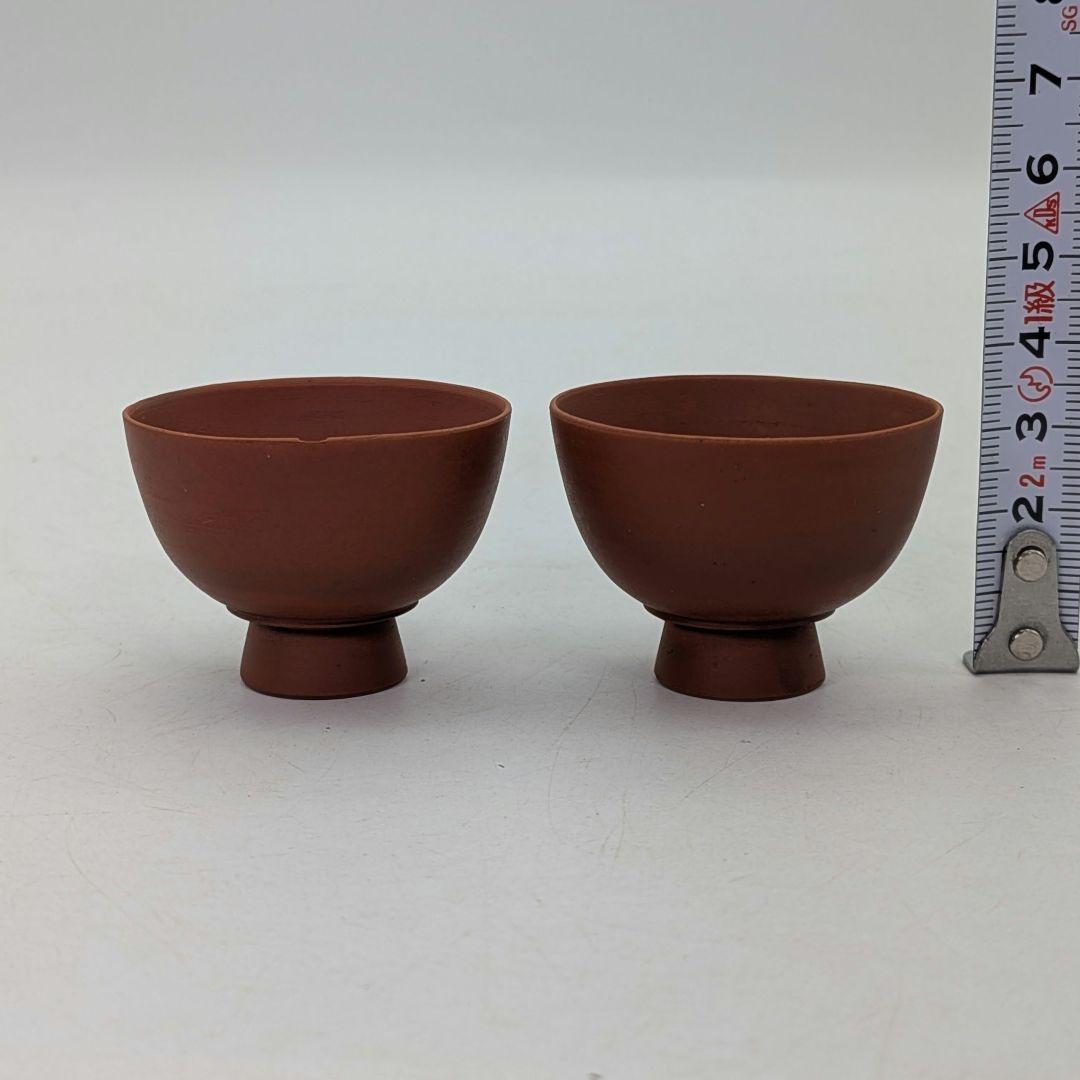 明治大正期 備前森製 備前焼 酒壷（徳利&ぐい呑二対） 共箱 森合名会社 酒器