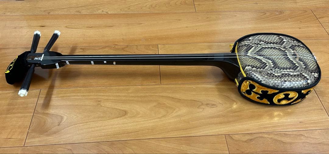 三線本体 ヘビ革　初心者セット