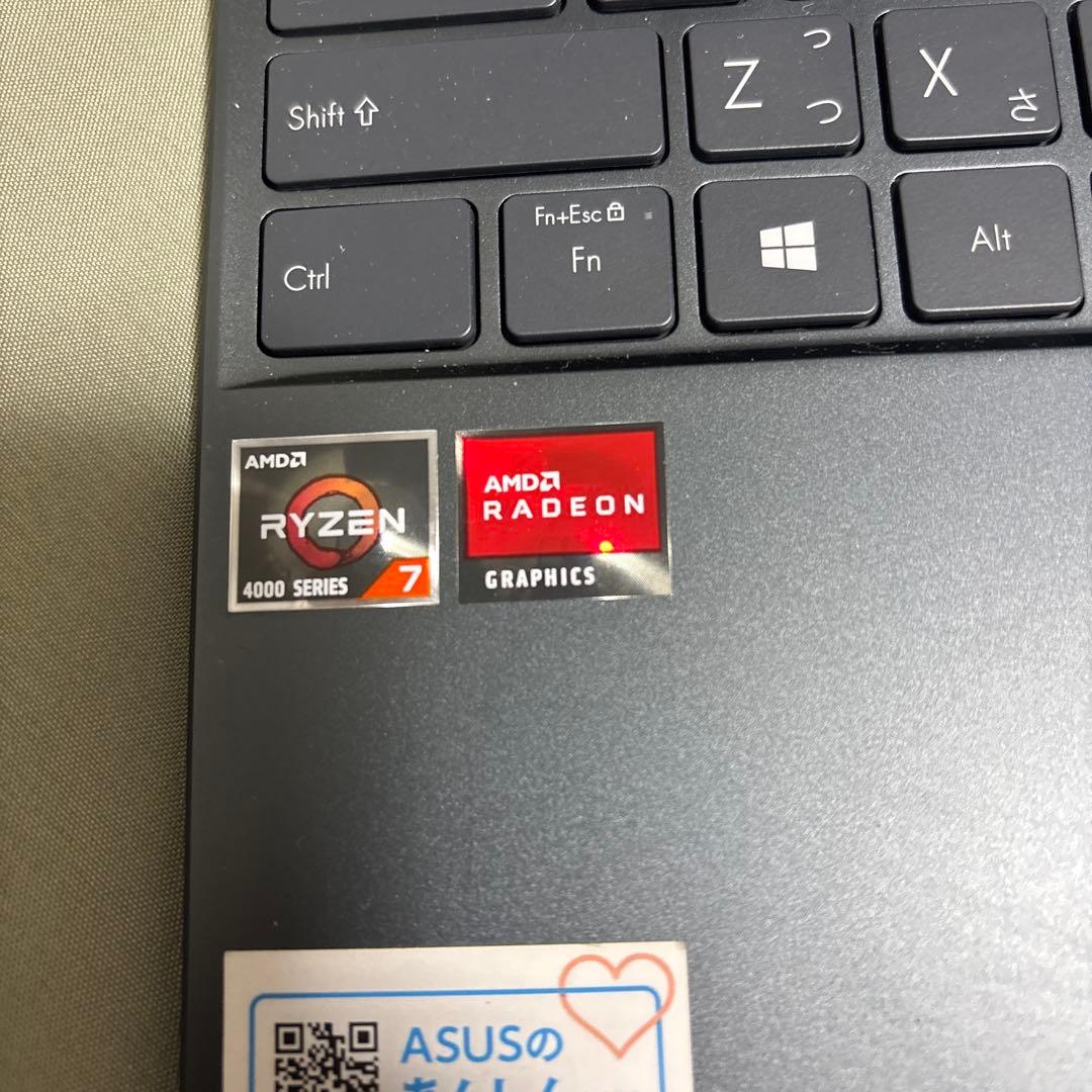 金額交渉可能‼️ASUS Ryzen 7 ノートPC ブラック UM425IA
