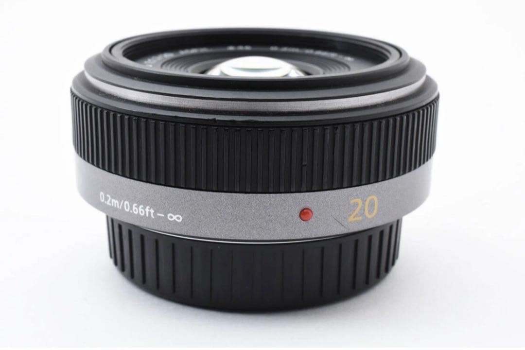 LUMIX G 20mm/F1.7 ASPH. H-H020 パンケーキレンズ