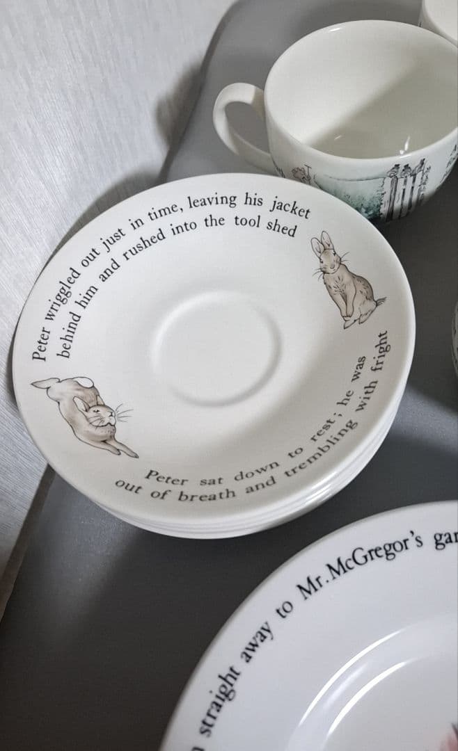 ピーターラビット 皿 製 旧刻印 12点