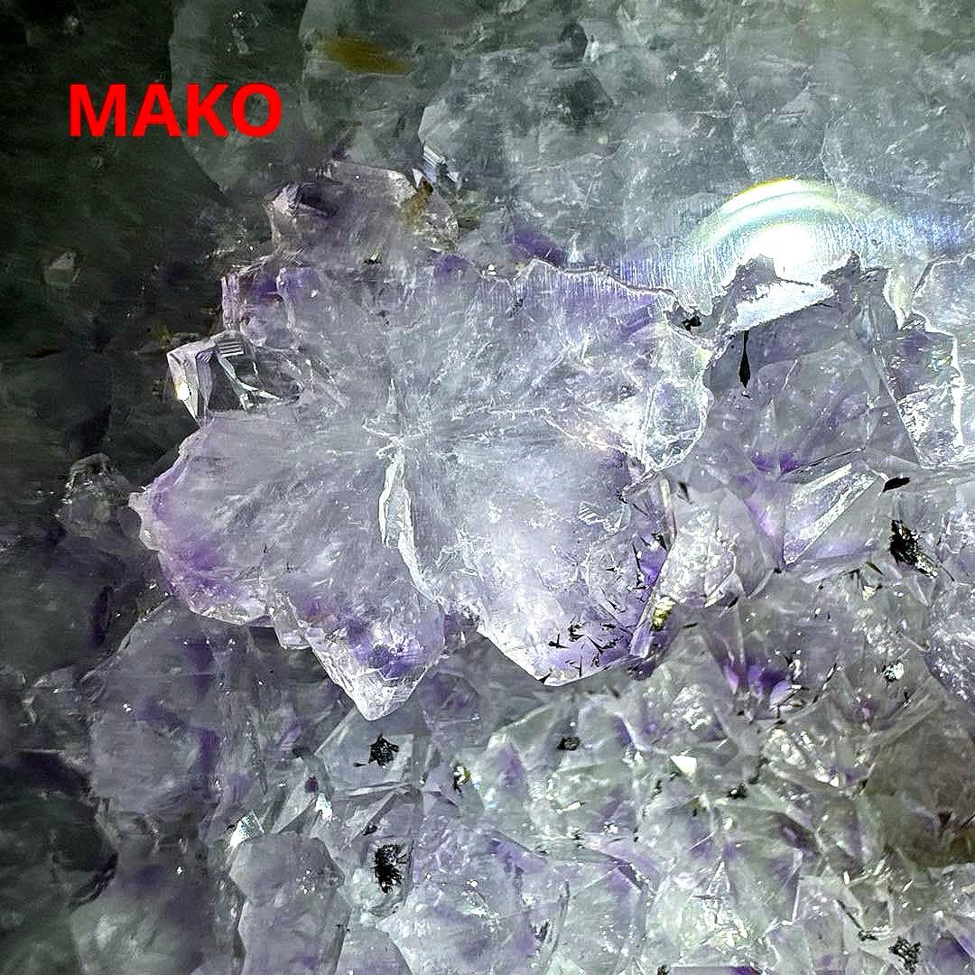 M1845☆ペア・アメジストトレジャー瑪瑙2.8Kg☆天然石☆N50507-A