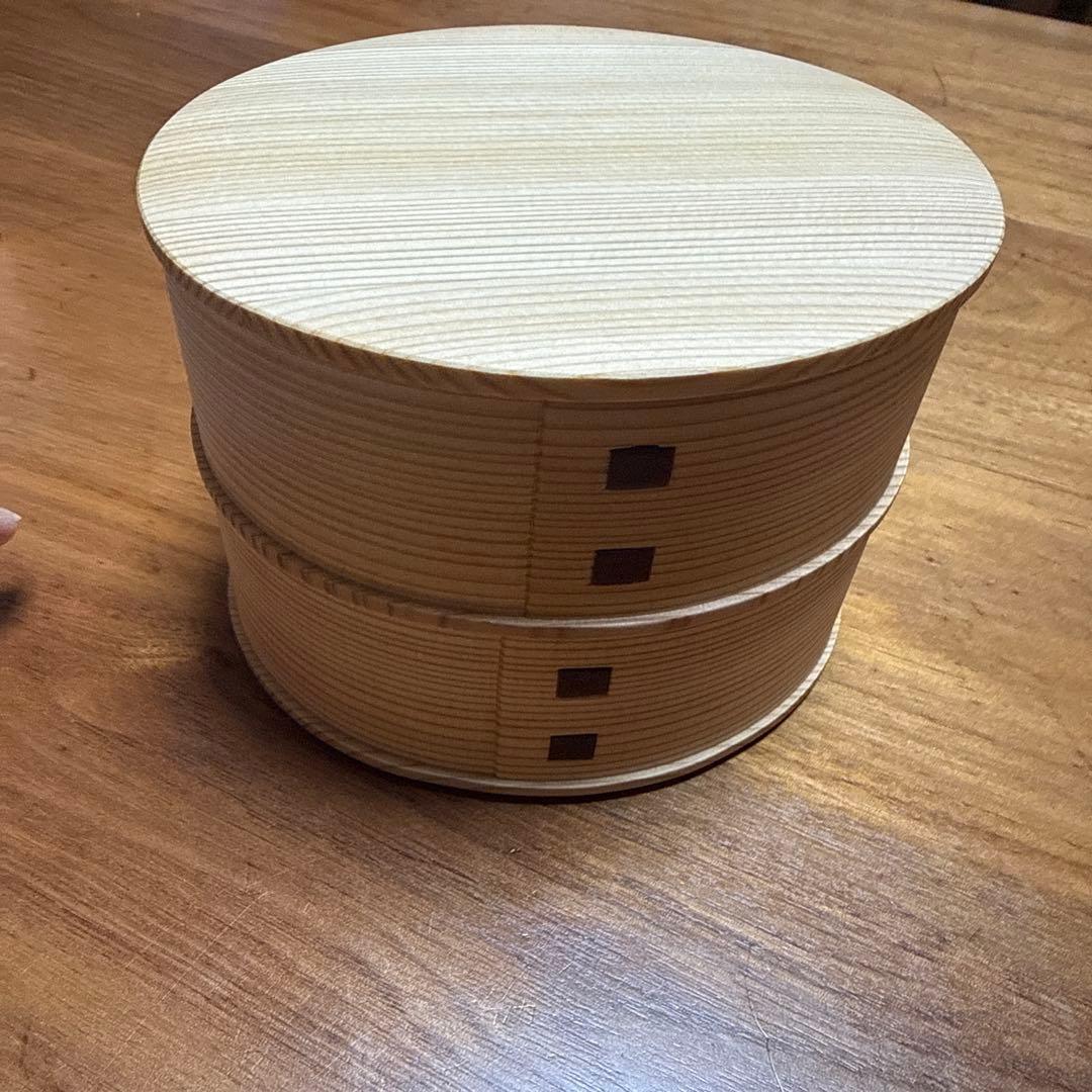 大館工芸社　ひな弁当　木製曲げわっぱ　大館曲げわっぱ