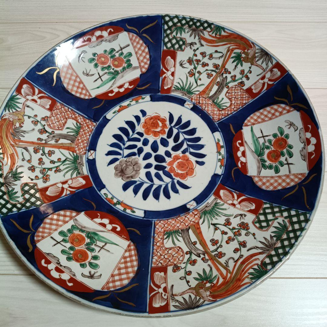 古伊万里 　大皿　飾皿　直径約４５cm