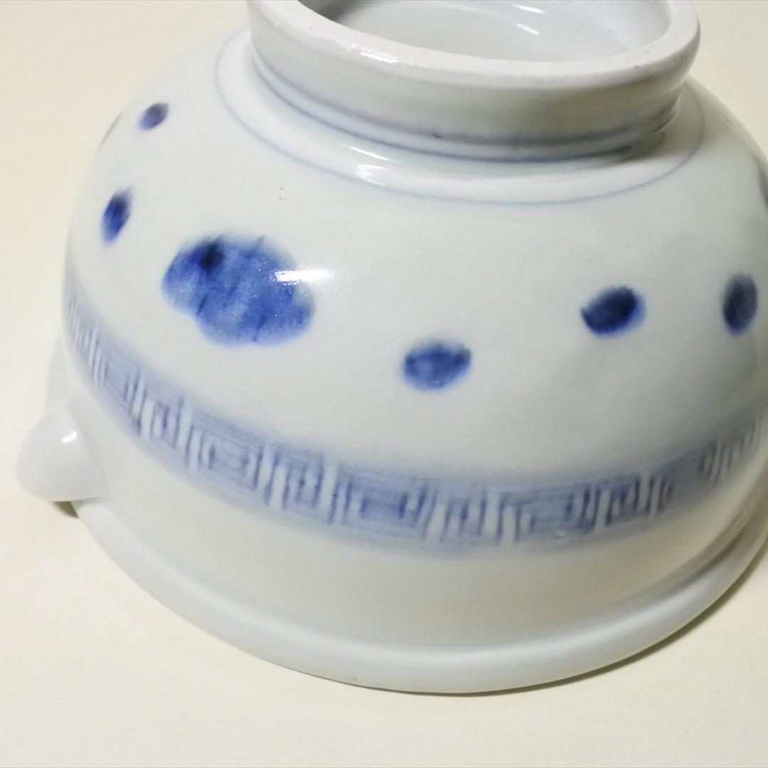 江戸末期　伊万里　染付　片口　酒器　骨董品　アンティーク