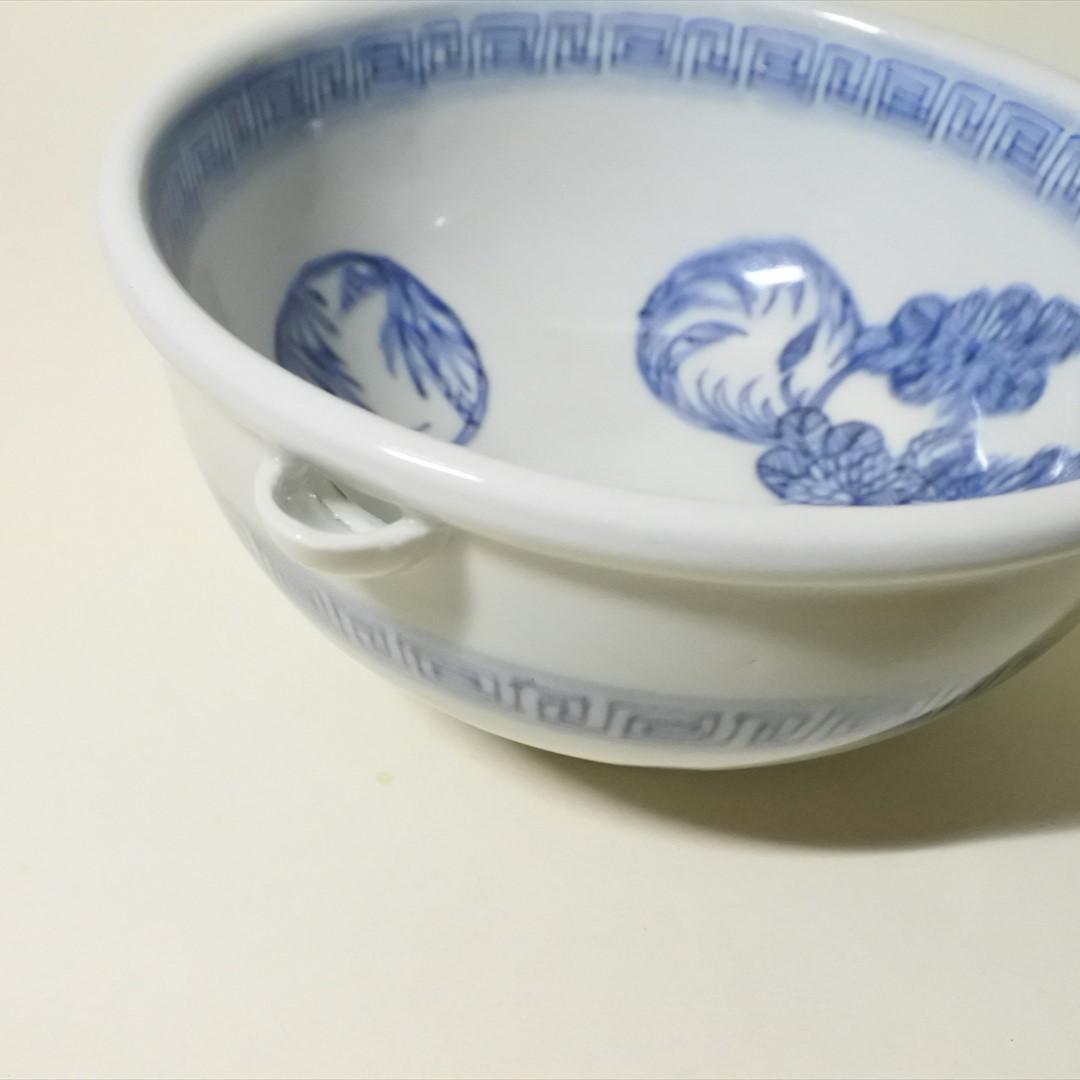 江戸末期　伊万里　染付　片口　酒器　骨董品　アンティーク