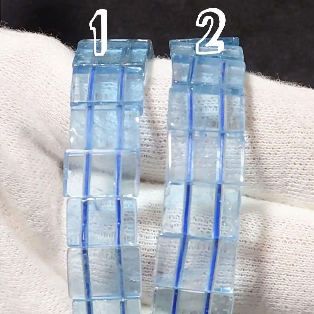 ★ブルートパーズ バングル ブレスレット①(SA+)