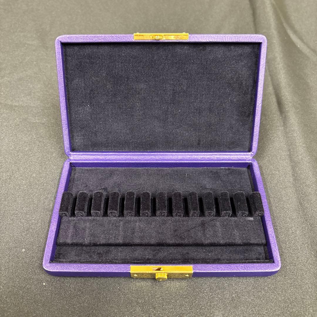 オーボエリードケース 紫 12本収納