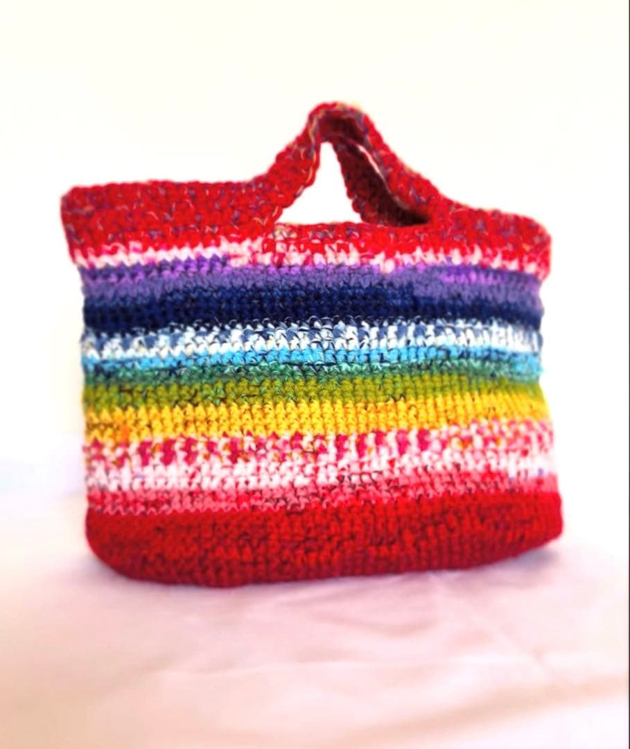 【ハンドメイド】クロッシェ　編みバック　DANIELA GREGIS 好きの方に