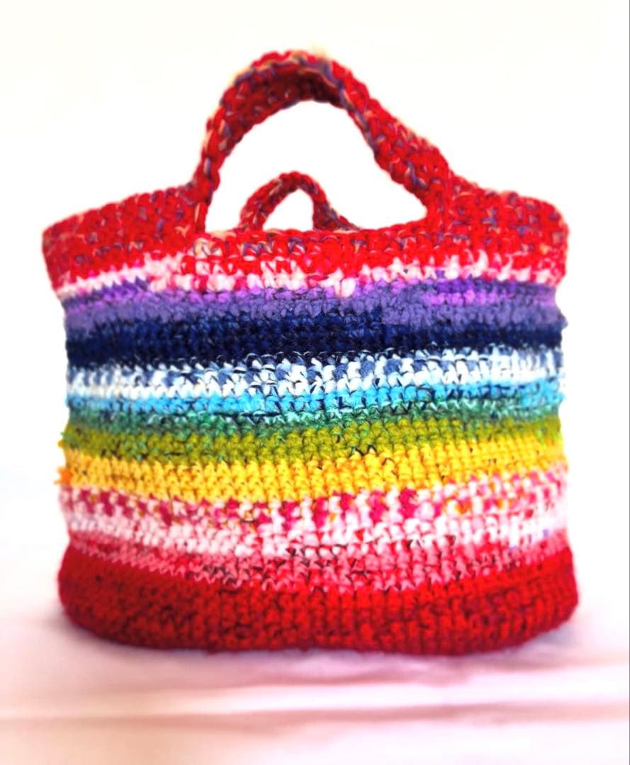 【ハンドメイド】クロッシェ　編みバック　DANIELA GREGIS 好きの方に