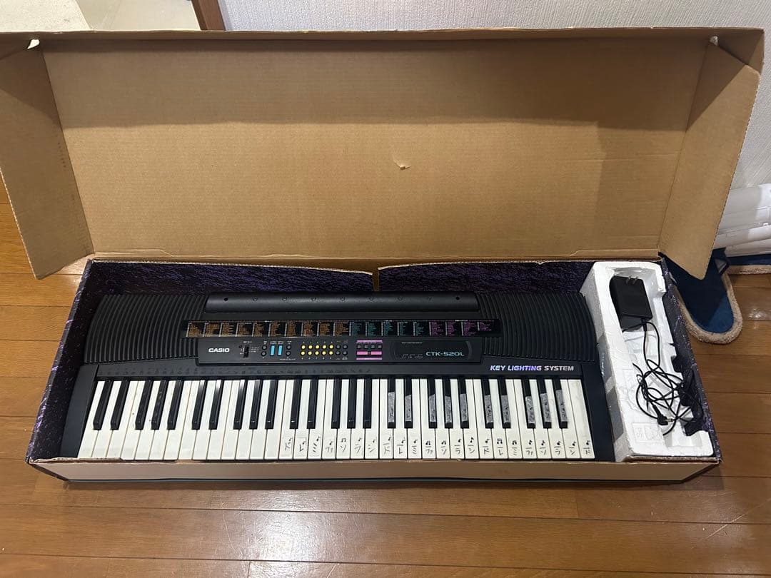 CTK-520Lキーボード 電子ピアノ 中古 子供使用 音出ました 動画有り