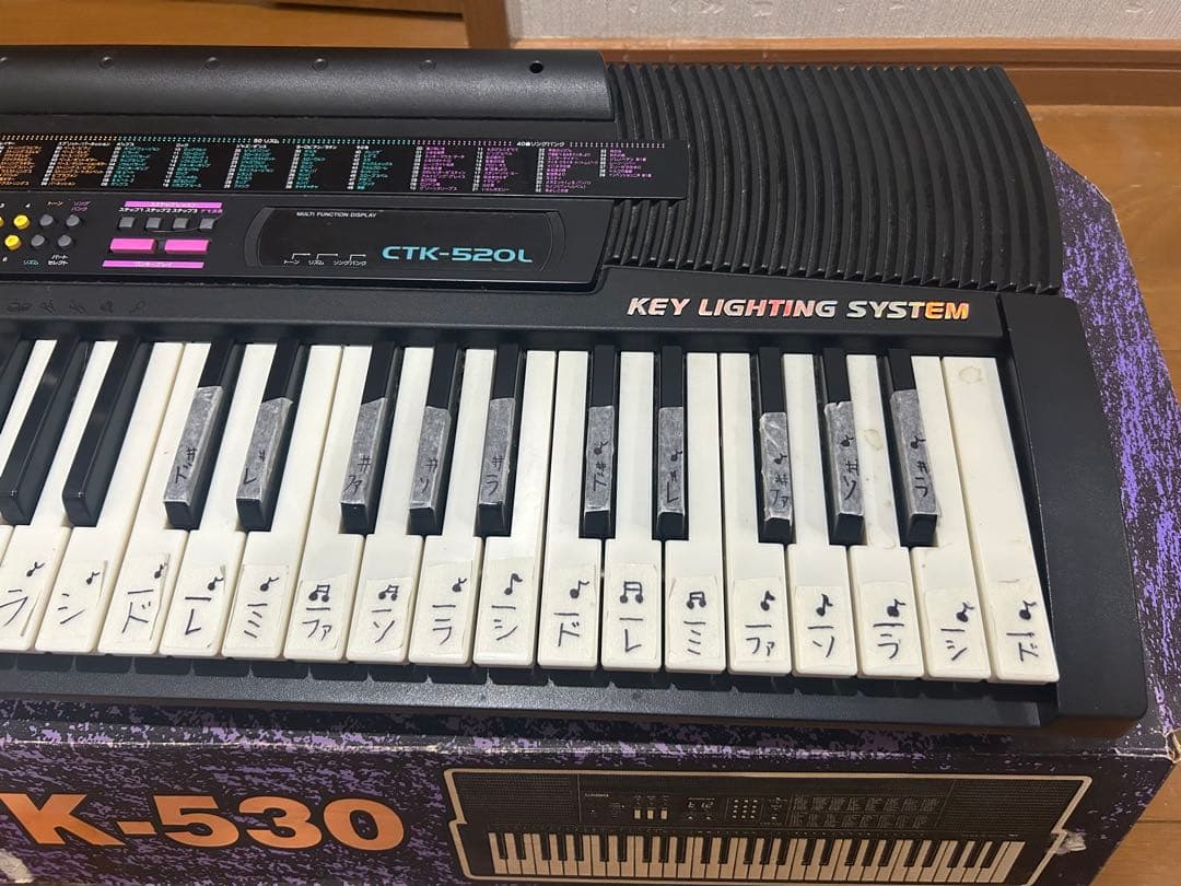 CTK-520Lキーボード 電子ピアノ 中古 子供使用 音出ました 動画有り