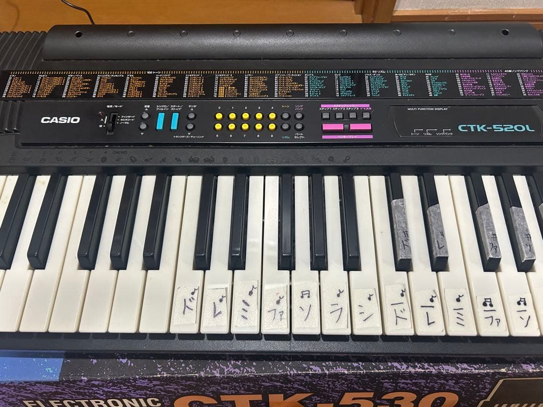 CTK-520Lキーボード 電子ピアノ 中古 子供使用 音出ました 動画有り