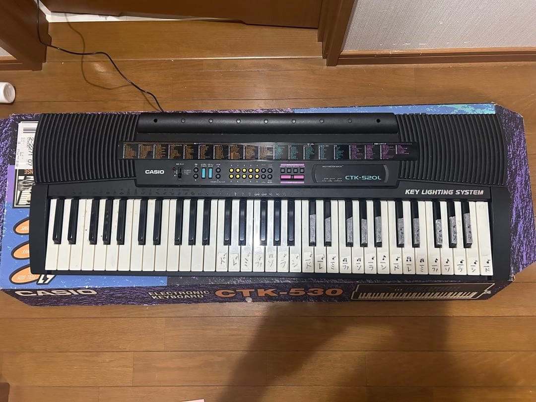CTK-520Lキーボード 電子ピアノ 中古 子供使用 音出ました 動画有り