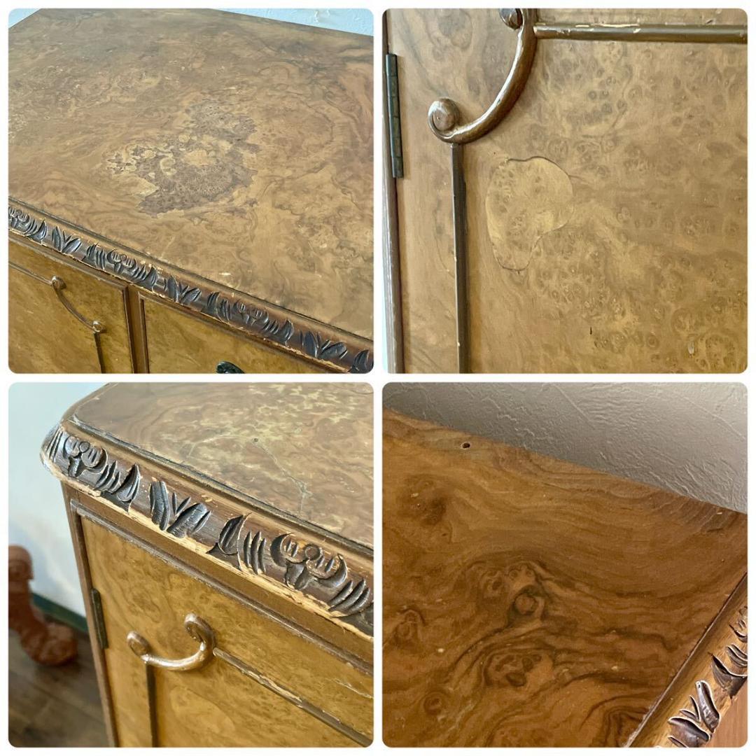 N3119r110 英国クラシックな佇まい サイドボード 細やかな美しい杢目