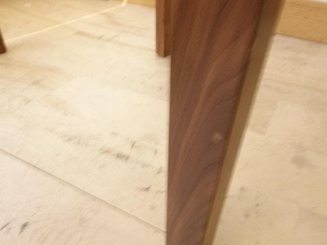 北海道手作り家具　ウォールナット材　 ミニテーブルB花台ミニデスク　高さ60ｃｍ