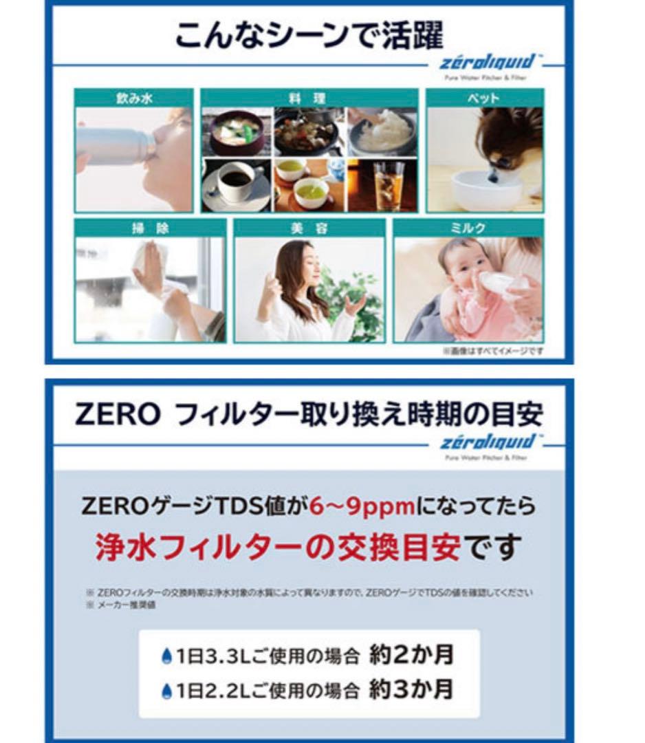 未使用　6層浄水フィルター搭載 ZEROピッチャー 16280円相当