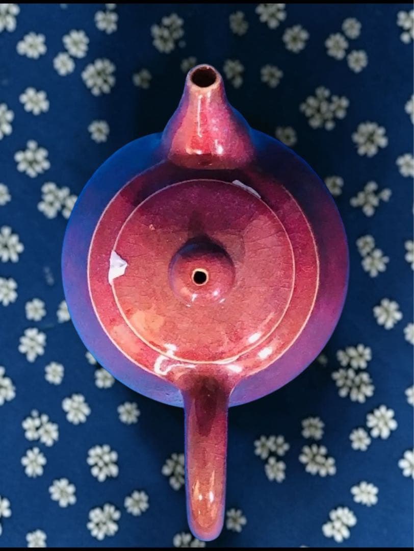 鈞釉 急須 茶壺 茶道具　陶器　茶器　台湾　贈り物
