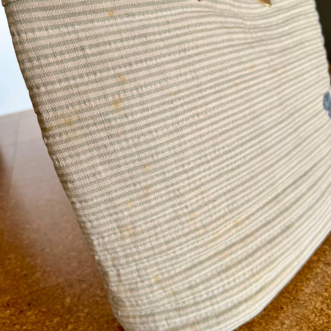 手縫いパッチワークのお花バッグ