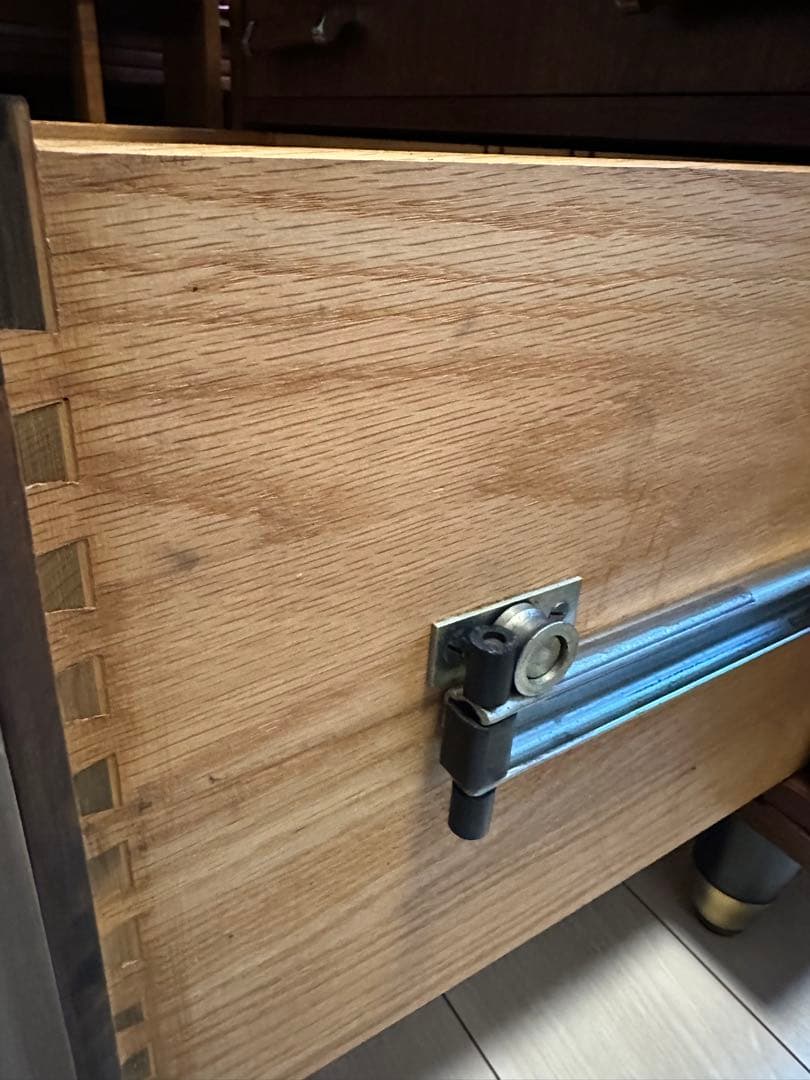 1960-70年代　アメリカ製　ヴィンテージ　3段引き出しキャビネット チェスト