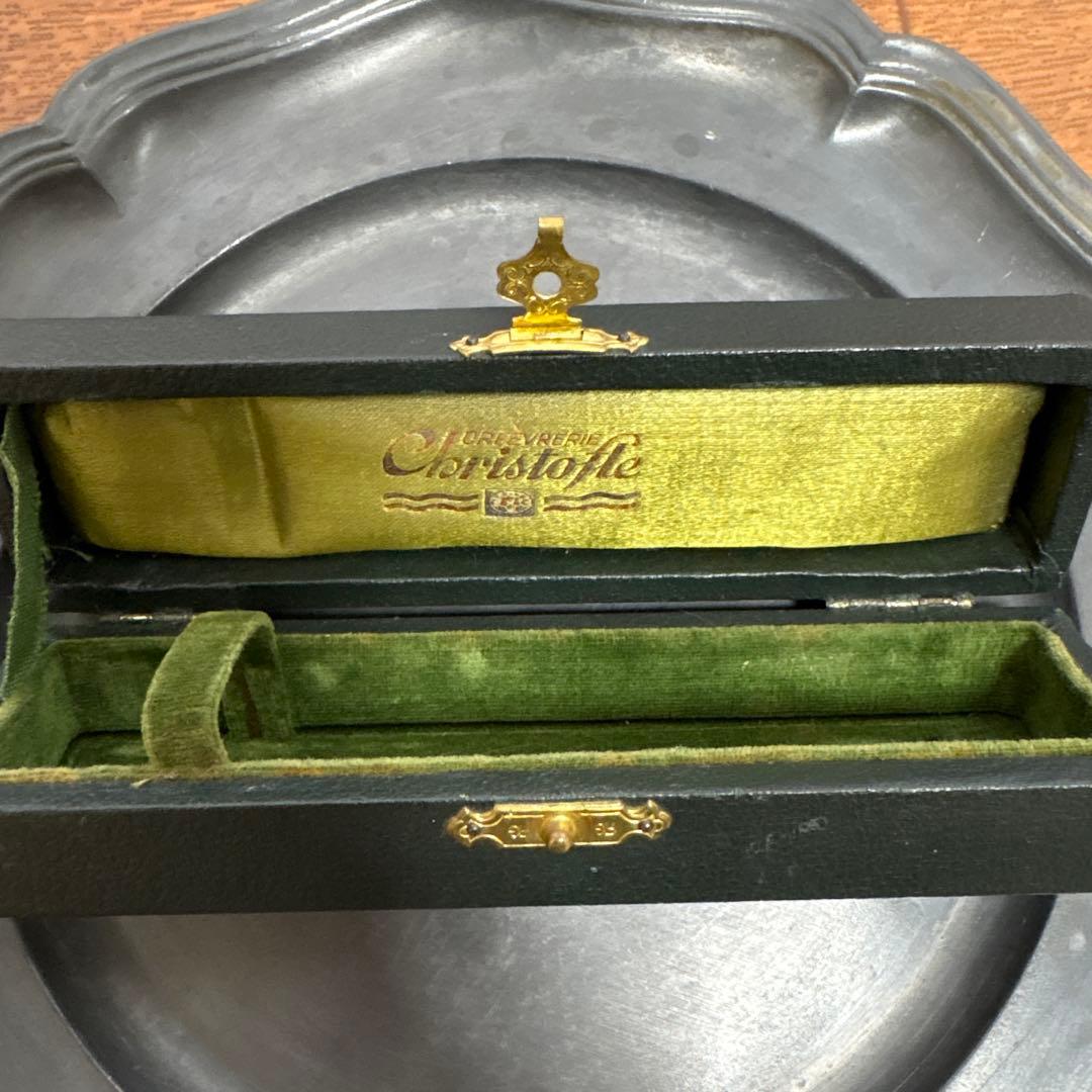 クリストフル　シュガートング　シルバープレート　箱つき