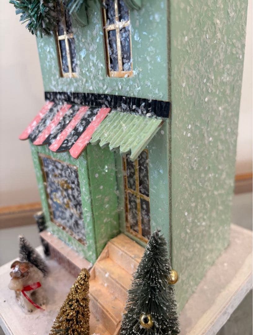 クリスマスオーナメント　ハウスオブジェ　コーヒーショップ