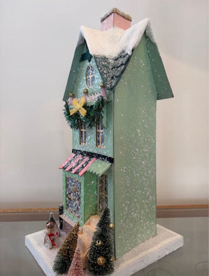 クリスマスオーナメント　ハウスオブジェ　コーヒーショップ