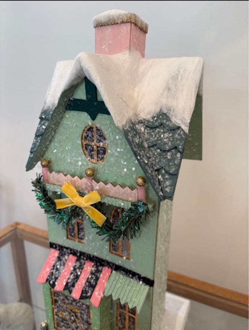 クリスマスオーナメント　ハウスオブジェ　コーヒーショップ